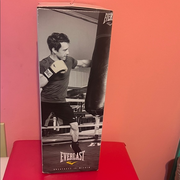 Everlast Pro Style Boxing Gloves - Black and White - Picture 3 of 3